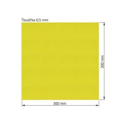 Epoxidová izolačná doska 0,5 × 300 × 300 mm pre batériové súpravy