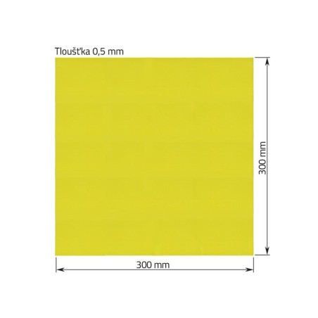 Epoxidová izolačná doska 0,5 × 300 × 300 mm pre batériové súpravy