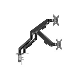 Monitor& TV konzola - s dvojtým ramenom, teleskopická - s pripevnením na stôl - 62 cm, 30"