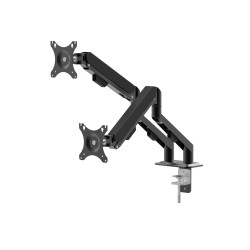 Monitor& TV konzola - s dvojtým ramenom, teleskopická - s pripevnením na stôl - 62 cm, 30"