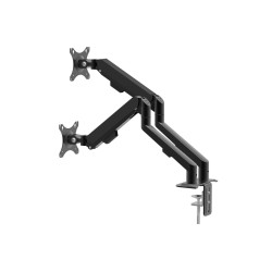 Monitor& TV konzola - s dvojtým ramenom, teleskopická - s pripevnením na stôl - 62 cm, 30"