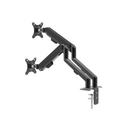 Monitor& TV konzola - s dvojtým ramenom, teleskopická - s pripevnením na stôl - 62 cm, 30"