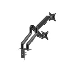Monitor& TV konzola - s dvojtým ramenom, teleskopická - s pripevnením na stôl - 62 cm, 30"