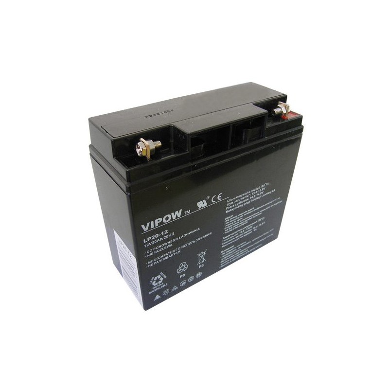 Batéria olovená 12V 20Ah VIPOW BAT0218