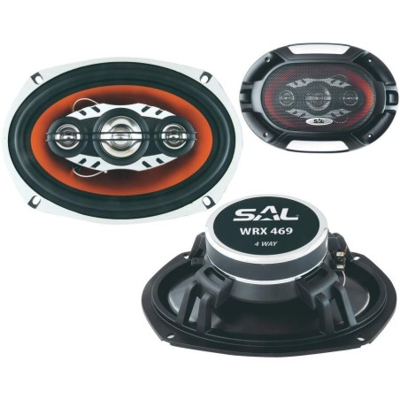 Reproduktory do auta oválne, 6x9" (veľký ovál), 4 pásmový, 4ohm, 260W - pár