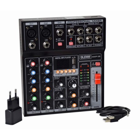 MXP05 GLEMM analógový mix. pult