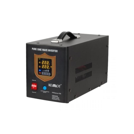 Zdroj záložný KEMOT PROsinus-1000 12V 230V 1000VA 700W Black