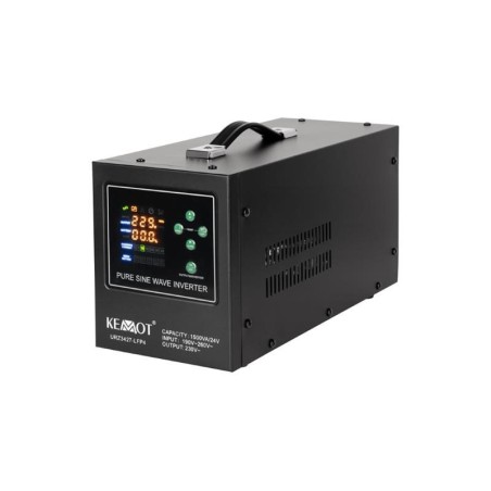 Zdroj záložný KEMOT PROsinus-1500/24-LFP4 24V 230V 1500VA 1050W Black URZ3427-LFP4