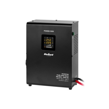 Zdroj záložný REBEL POWER-1000 12V 230V 1000VA 700W Black nástenný