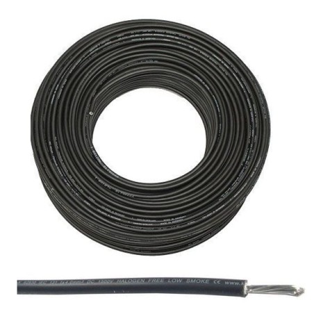 Solárny kábel 10mm2, 1500V, čierny, 100m
