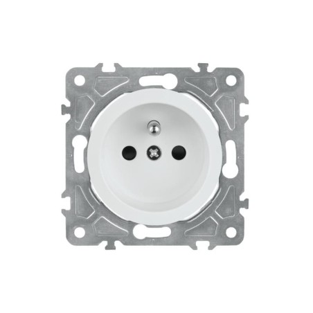 Zásuvka ELECTROMALT OVAL OVA1011W, biela