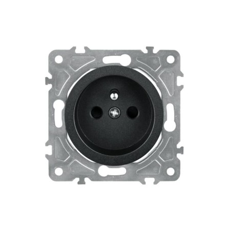 Zásuvka ELECTROMALT OVAL OVA1011B čierna