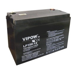 Olovnatá batéria VIPOW BAT0225 12 V 100 Ah