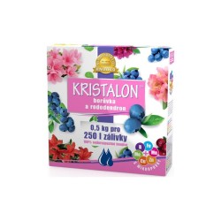 Kryštalické hnojivo pre čučoriedky a rododendrony KRISTALON 0,5 kg