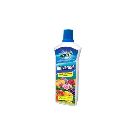Tekuté hnojivo pre izbové a vonkajšie rastliny AGRO CS Universal 0,5 l