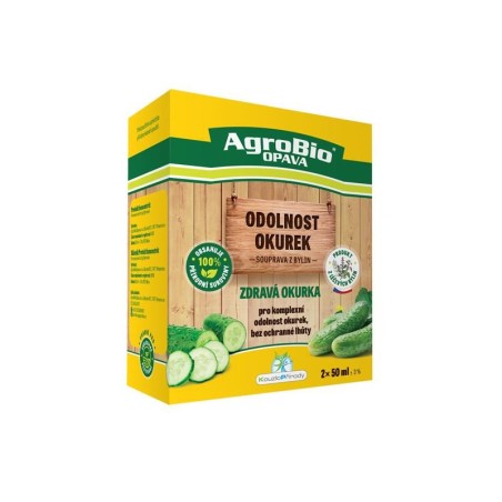 Prípravok na posilnenie odolnosti uhoriek AGROBIO Zdravá uhorka 2x50 ml