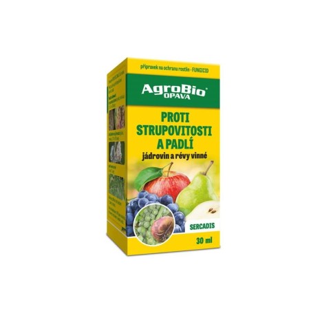 Prípravok proti strupovitosti a múčnatke AGROBIO Sercadis 30 ml