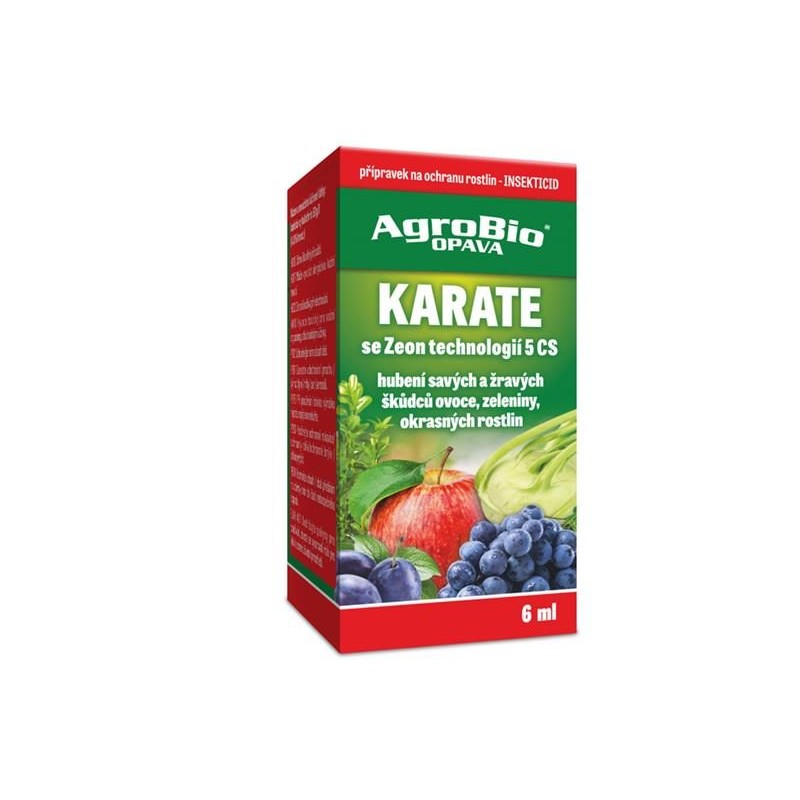 Prípravok proti hmyzu AGROBIO Karate Zeon 5 CS 6 ml