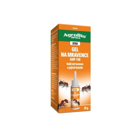 Prípravok proti mravcom AGROBIO Atak AMP 2 MG 25 g
