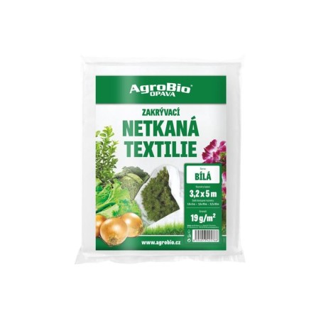 Biela netkaná textília na zakrytie AGROBIO 3,2 x 5 m