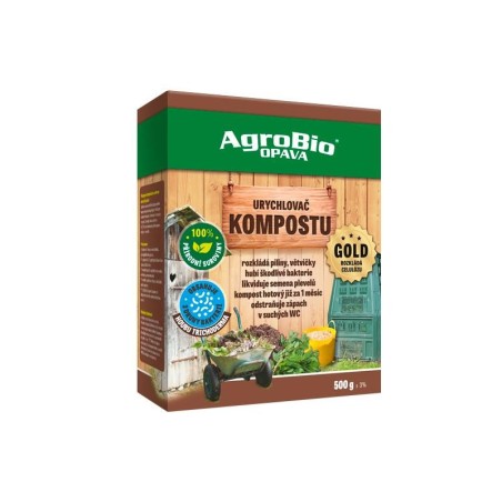Prípravok na urýchlenie kompostovania AGROBIO Gold 500 g