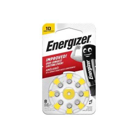 Batérie do načúvacieho prístroja ENERGIZER 10/PR70, 8 ks / blister