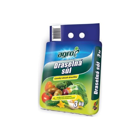 Draselná soľ AGRO 3 kg