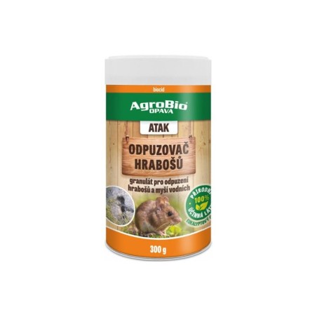 Odpudzovač hrabošov AGROBIO Atak 300 g