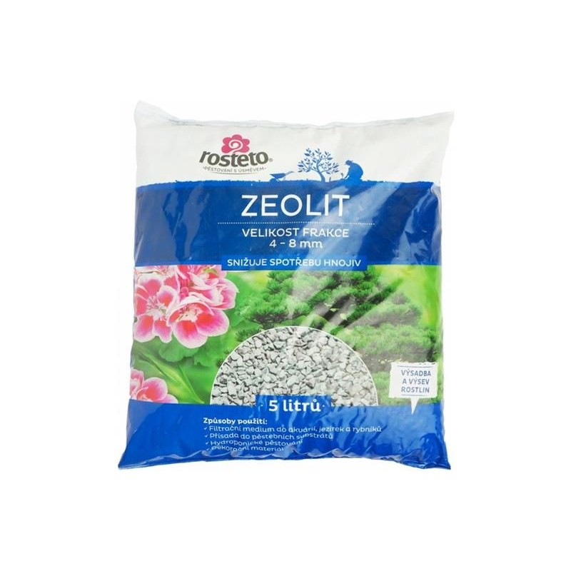 Zeolit ROSTETO 4–8 mm 5 l