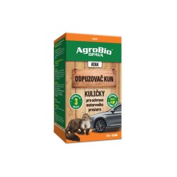 Odpudzovacie guličky proti kunám AGROBIO Atak, 2 ks