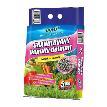 Vápenný dolomit AGRO 5 kg v granulovanej forme