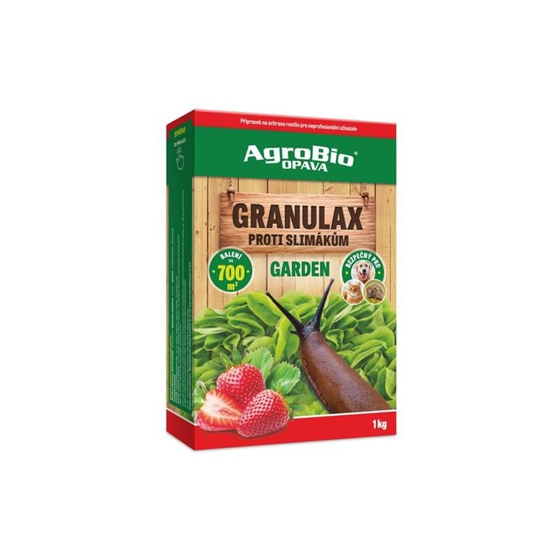 Prípravok proti slimákom AGROBIO Granulax Garden 1 kg