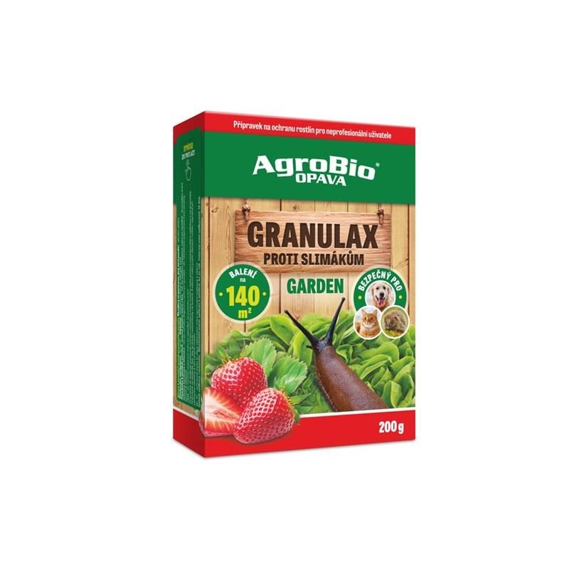 Prípravok proti slimákom AGROBIO Granulax Garden 200 g
