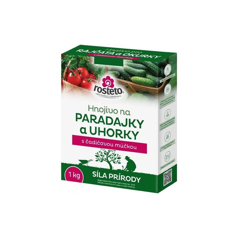 Hnojivo pre paradajky a uhorky ROSTETO 1 kg