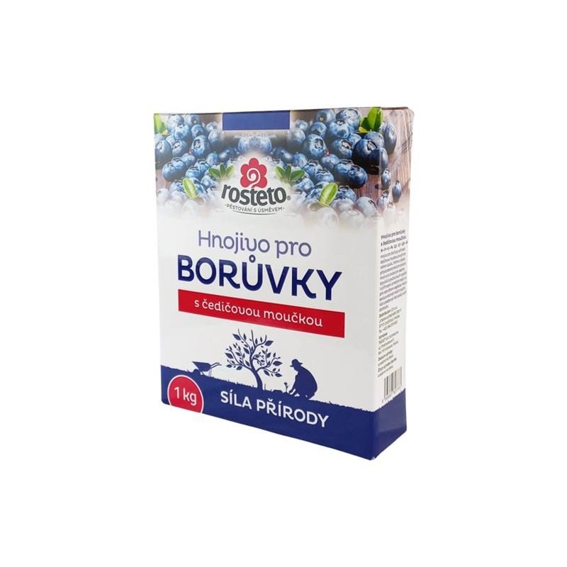 Hnojivo pre čučoriedky ROSTETO s bazaltovým práškom 1 kg
