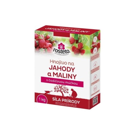 Hnojivo pre jahody a maliny ROSTETO s bazaltovou múčkou 1 kg