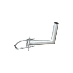 Držiak antény na stožiar s uhlovým držiakom, rúrka 42/2 mm, rozstup 120 mm