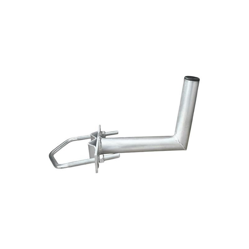 Držiak antény na stožiar s uhlovým držiakom, rúrka 42/2 mm, rozstup 120 mm