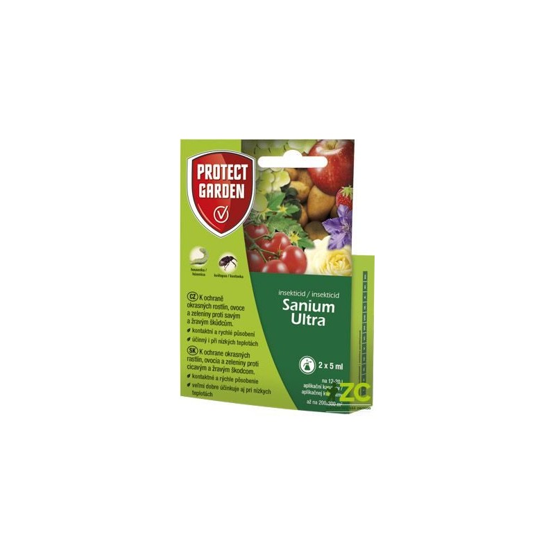 Prípravok proti škodcom PROTECT GARDEN Sanium Ultra 2x5 ml