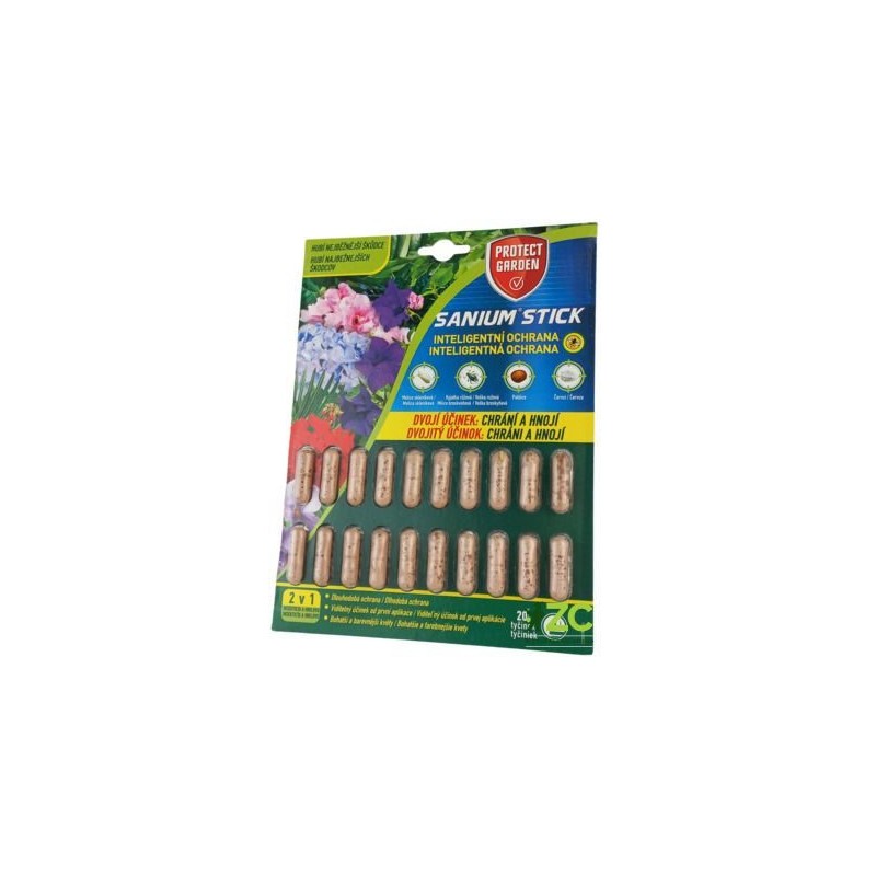 Insekticídne tyčinky PROTECT GARDEN Sanium Stick, 20 ks