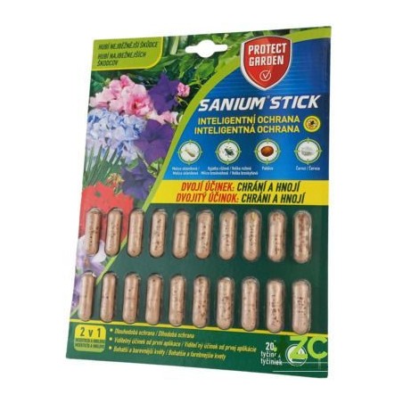 Insekticídne tyčinky PROTECT GARDEN Sanium Stick, 20 ks