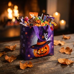 Halloween taška - 22,5 x 23 x 11 cm - 4 varianty