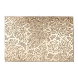 Prestieranie – vzor listov – PVC – 45 × 30 cm – zlaté