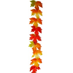 Javorová girlanda – papier – 183 cm – 22 ks 15 cm listov