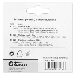 Poistka nožová COMPASS 07523 10ks