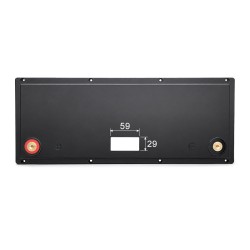 Skriňa na batérie 200 Ah, horný kryt 502 × 186 mm, skrutkovateľná