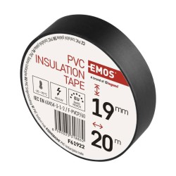 Páska izolačná PVC 19mm/20m čierna EMOS 1ks