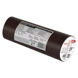 Páska izolačná PVC 19mm/20m hnedá EMOS 1ks
