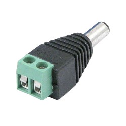 Konektor DC 2,1mm svorka se šroubky