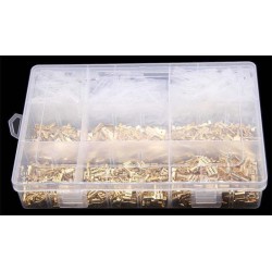 Konektor,zdierka,krytka faston 2,8-4,8-6,3mm - sada 900ks